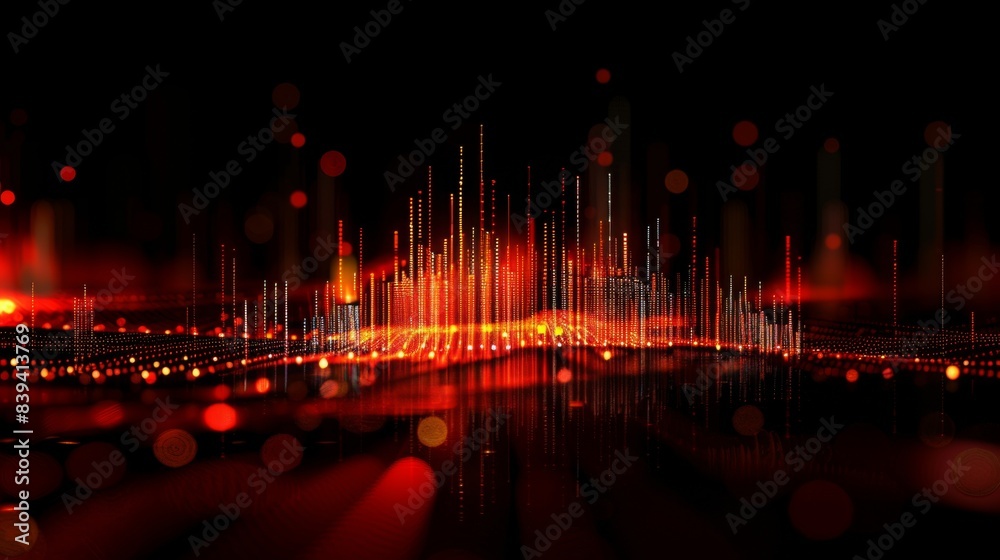 Obraz premium Digital Soundwave