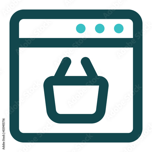 online shop icon for illustration