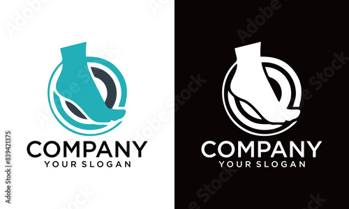 Foot Care logo designs concept vector, Iconic Foot Logo designs template
