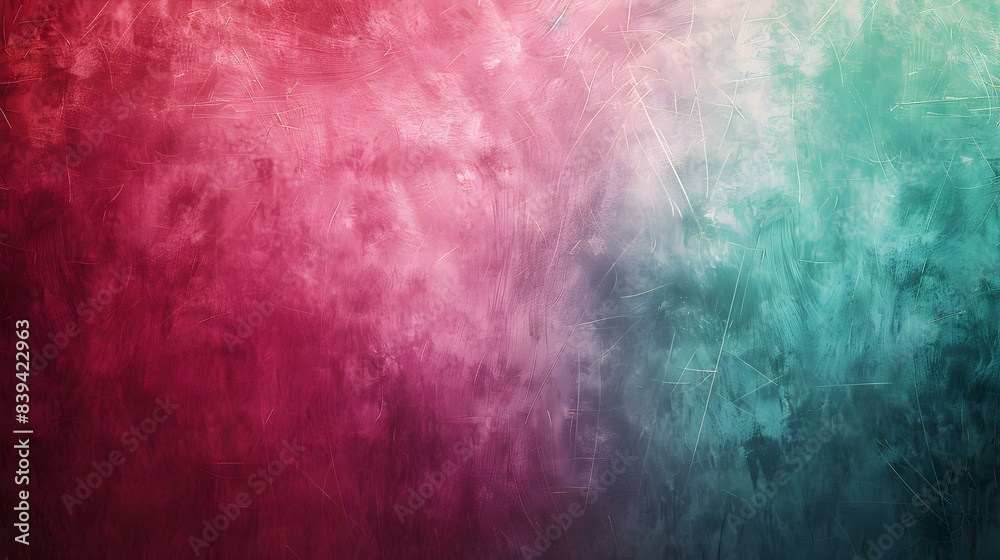 Fototapeta premium Gradient from Magenta to turquoise