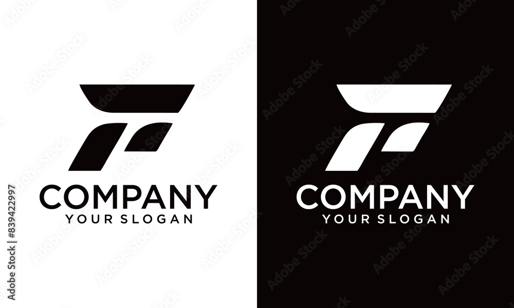 Modern and minimalist FF letter mark logo design. Modern and minimalist FF letter mark logo design.