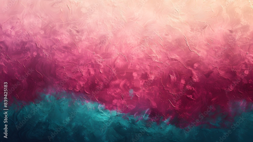 Fototapeta premium Gradient from Turquoise to sandy abstract backdrop
