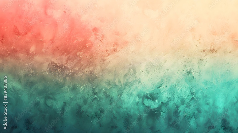 Fototapeta premium Gradient from light brown to cerulean abstract backdrop