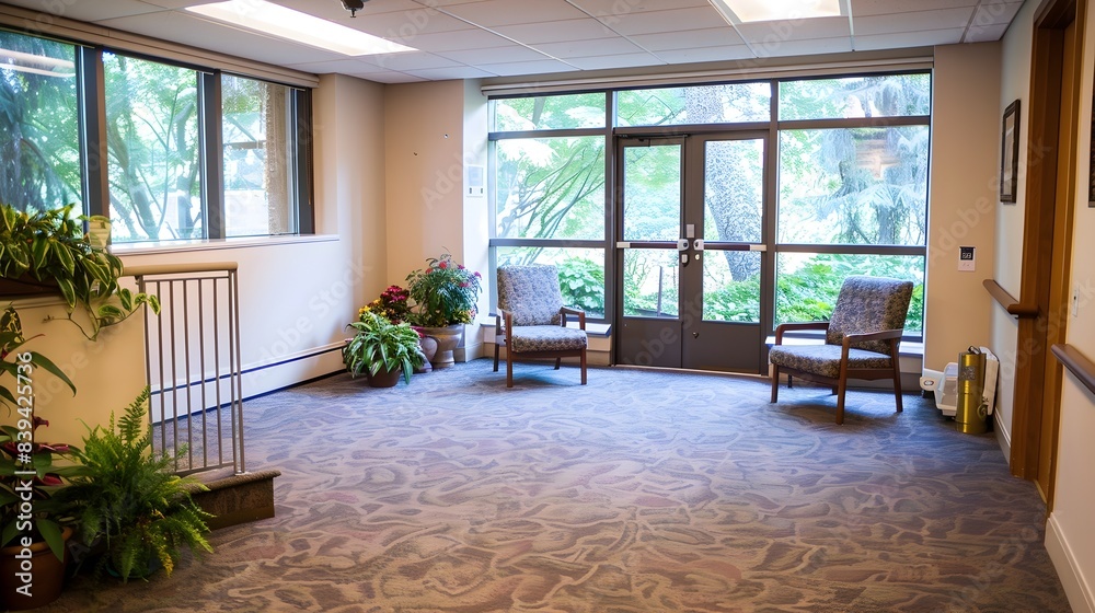 Cozy Senior Living Room with Modern Universal Design and Natural Light Cozy Senior Living Room with Modern Universal Design and Natural Light