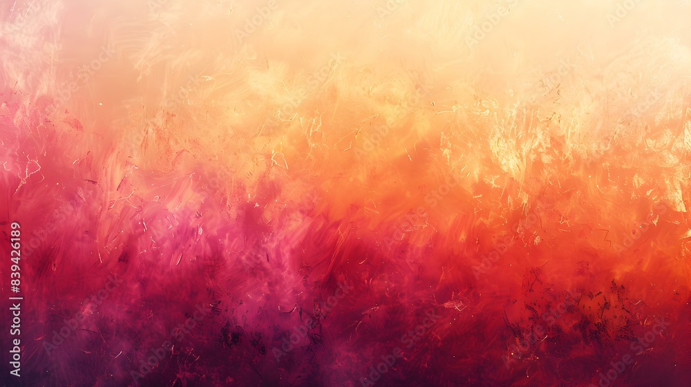 Fototapeta premium Gradient from ruby to amber abstract shades digital banner