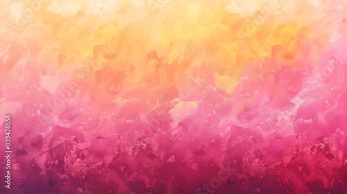 Gradient from sunny yellow to fuchsia abstract background