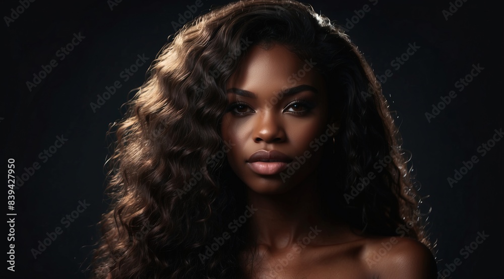 Black woman model wearing trendy clothes and makeup, model in trendy dress, photoshoot Black woman model wearing trendy clothes and makeup, model in trendy dress, photoshoot