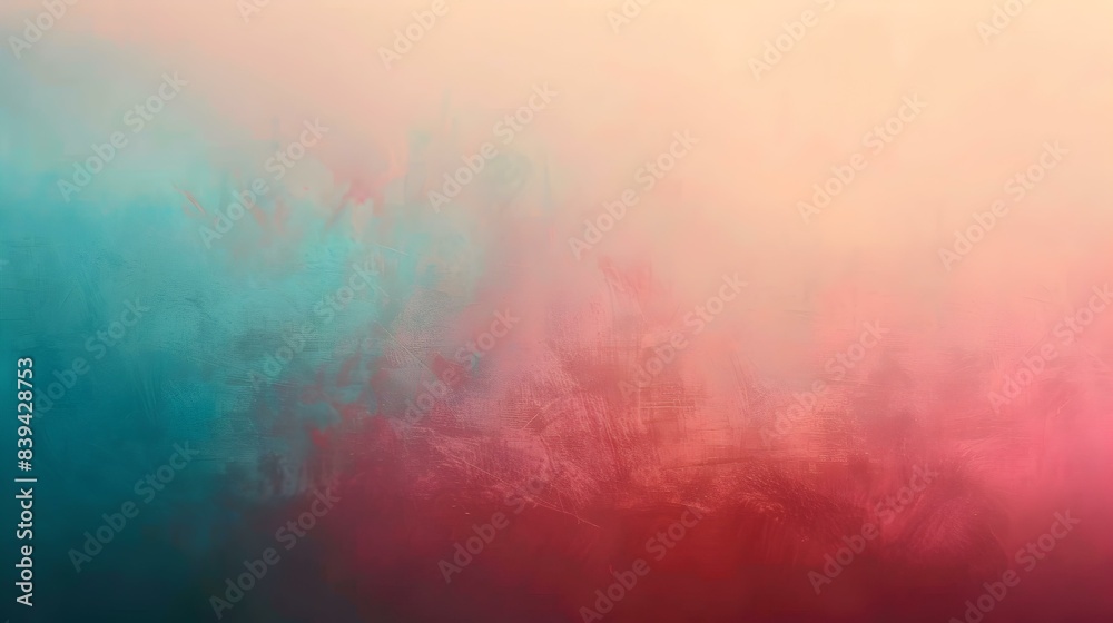 Fototapeta premium Gradient from light brown to cerulean abstract colors