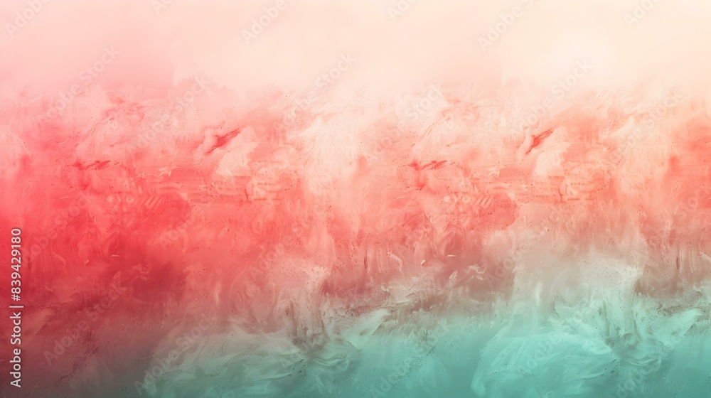 Obraz premium Gradient from mint to copper abstract shades digital backdrop