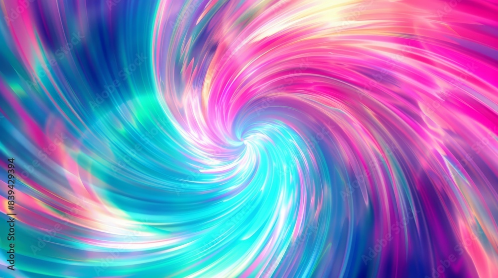 Psychedelic Light Trails Swirling in Vivid Hues Psychedelic Light Trails Swirling in Vivid Hues