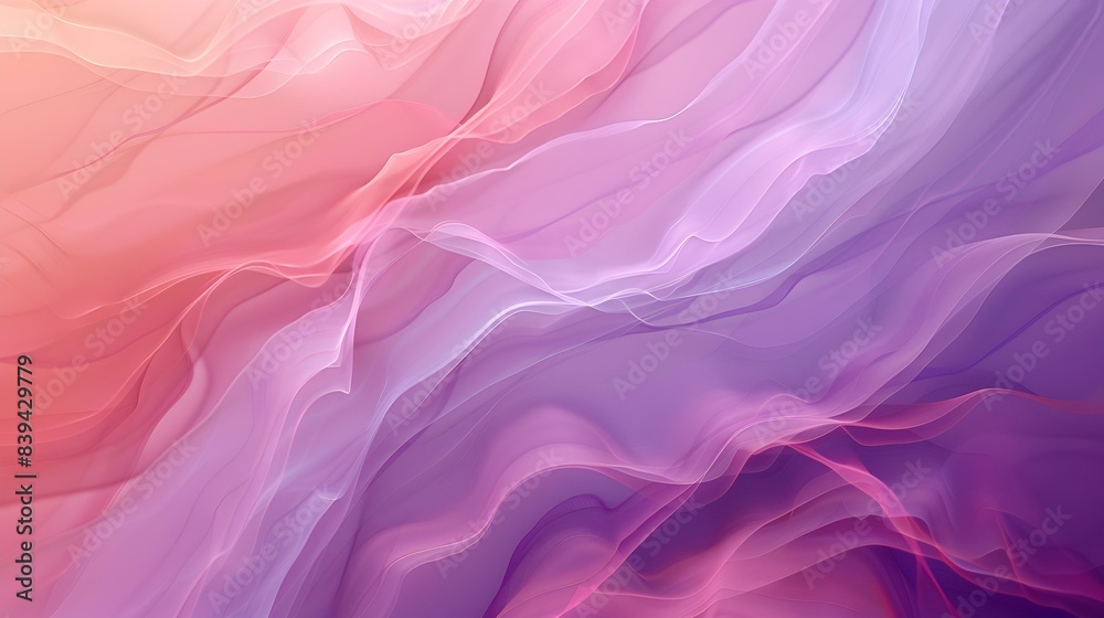 Fototapeta premium Gradient from purple to mint abstract shades digital backdrop