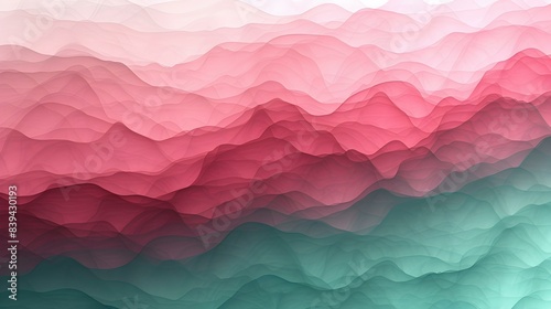 Gradient from Azure to jade abstract shades digital banner
