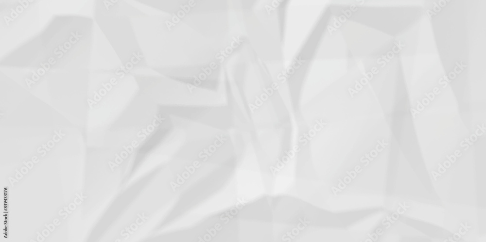 Obraz premium White crumpled paper texture. white crumpled paper texture sheet background. Wrinkled paper texture. 