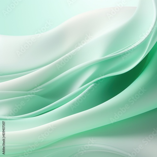 Pastel tone electric white gradient defocused abstract photo smooth lines pantone color background silk fabric satin curve waves