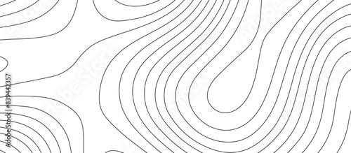 White topology and topography vector design abstract background contour map texture for print works
