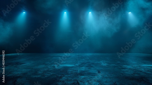 Smoky blue concept background © Ege