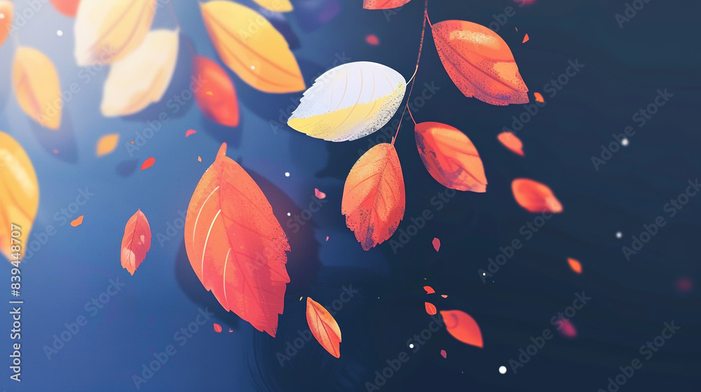 falling autumn leaves falling autumn leaves
