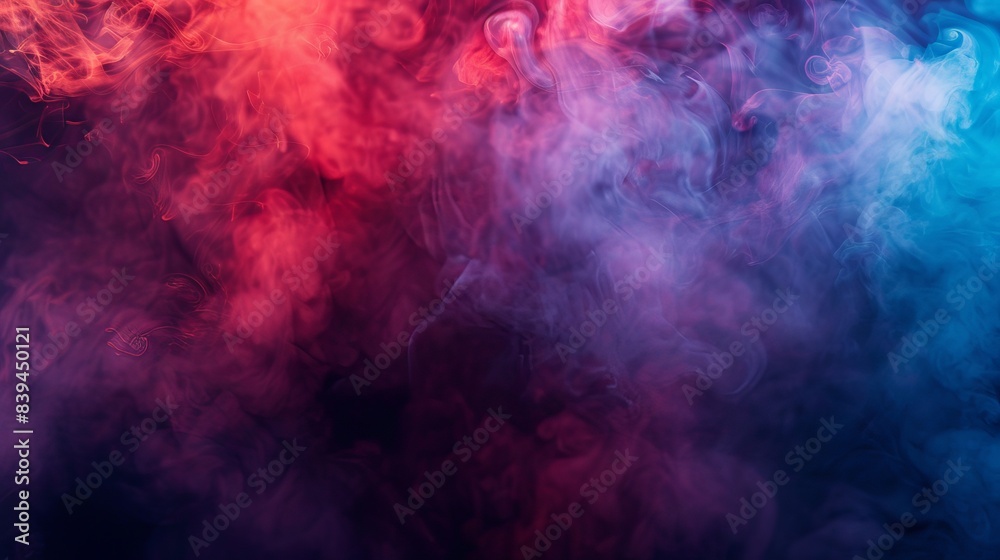 dark style background with blue and purple smoke