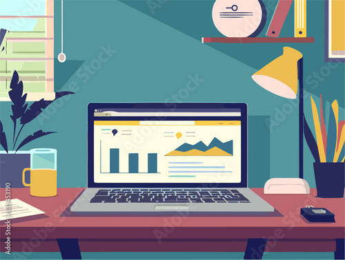 Digital Dominance: Visualizing Online Triumph with a Flourishing Sales Trajectory and Powerful Web Presence