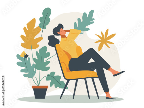 Relaxed Taxpayer: A Vector Representation of Serenity after Filing on Time