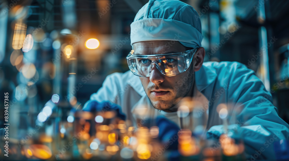 Scientist in laboratory Scientist in laboratory