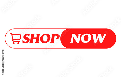 Shop now button transparent