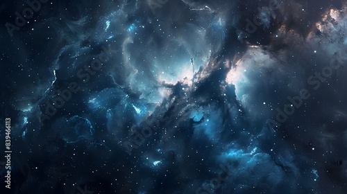 Majestic Celestial Wonder Captivating Cosmic Swirls in the Endless Expanse of the Universe