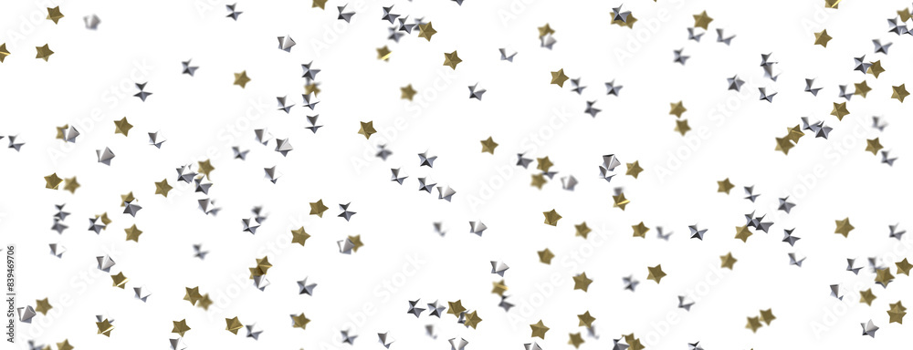 Heavenly Golden Shower: 3D Illustration Brings the Beauty of Stars to Life