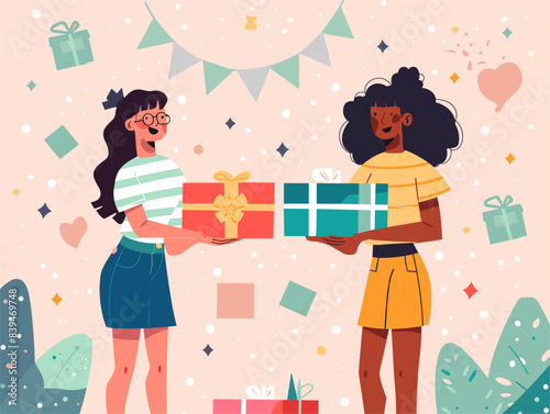 The Joyous Exchange: Expressing Gratitude Through Thoughtful Gifts and the Spread of Happiness