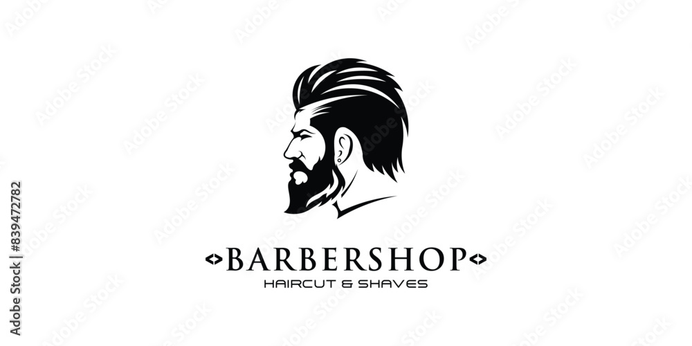 Creative hair cut logo ,barbershop logo, salon logo design ,premium vector Creative hair cut logo ,barbershop logo, salon logo design ,premium vector