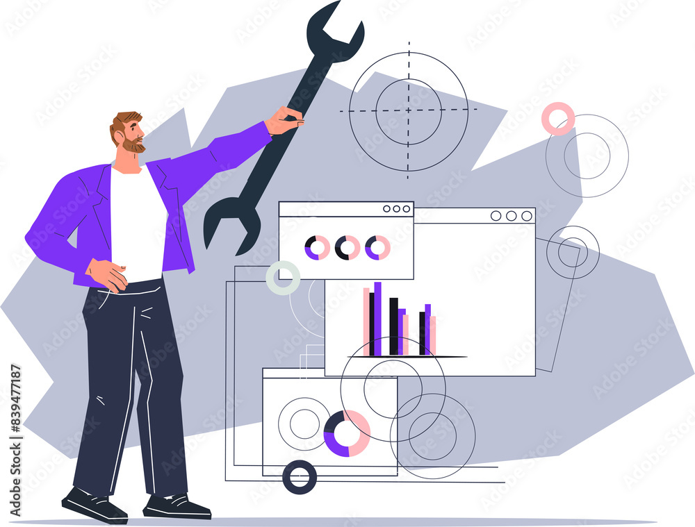 Risk or incident management developing crisis response strategies. Crisis management, fixing problems. Business person improves the operation of company. Risk or incident management developing crisis response strategies. Crisis management, fixing problems. Business person improves the operation of company.