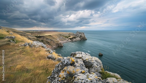 Exploring the Serene Azov Sea Coast of Dolshanka in Southern Russia - A Photographic Journey at 7:4 photo