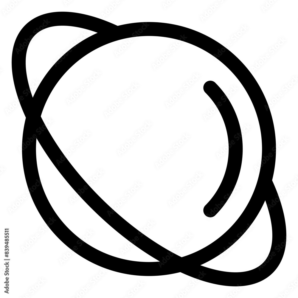 saturn line icon vector illustration isolated on white background saturn line icon vector illustration isolated on white background