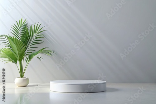 plant in the interior background for product placement © Volodymyr