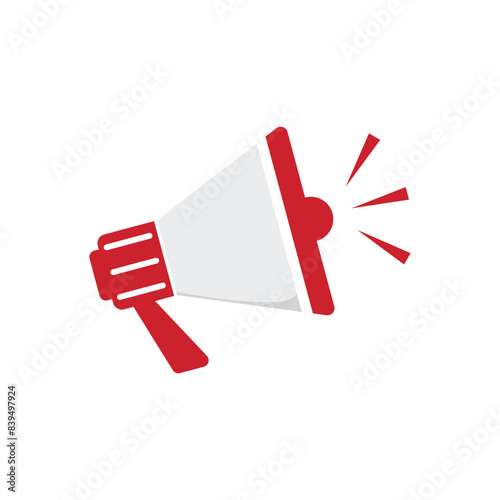 icon speaker meghapone flat design vector template