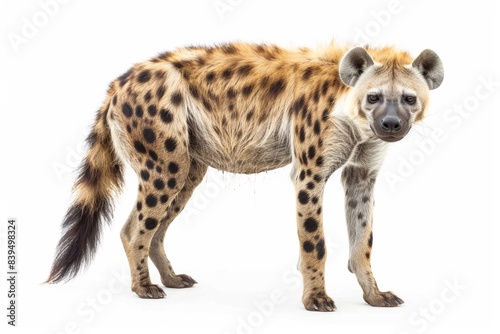 hyena isolated on white 