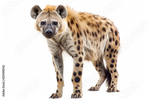 hyena isolated on white 