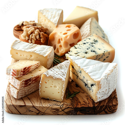 Cutti Selection Cheeses Gourmet Arranged Wooden photo