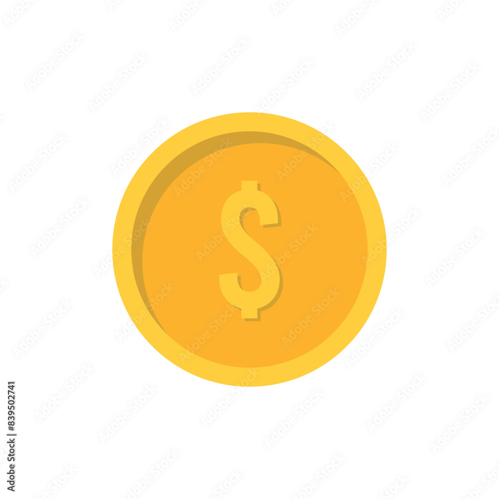 icon coin vector illustration