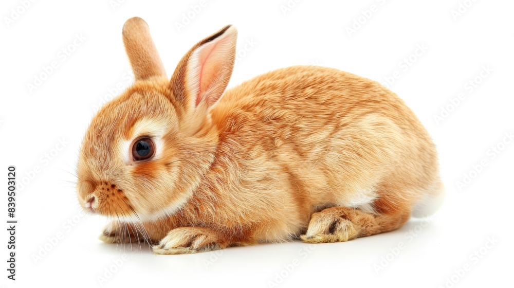 Obraz premium A Rabbit on a white Background.