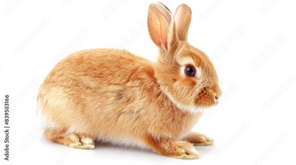 A Rabbit on a white Background. A Rabbit on a white Background.