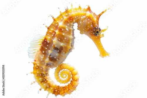 seahorse isolated on white