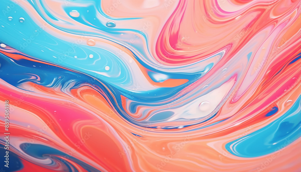 Liquid marble abstract background of water wave Liquid marble abstract background of water wave