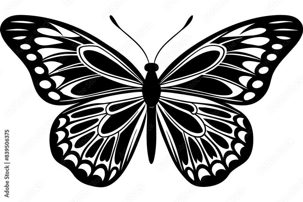 butterfly silhouette vector illustration butterfly silhouette vector illustration
