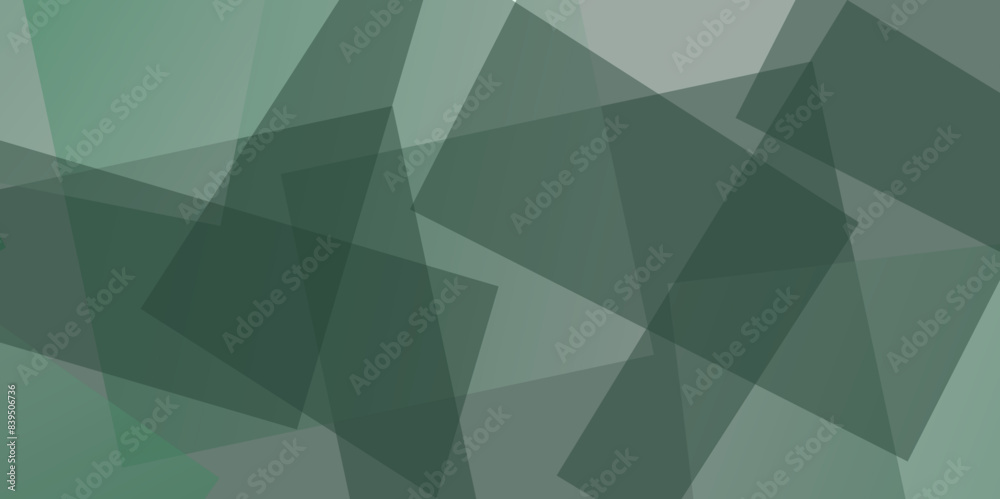 Fototapeta premium abstract design on green light background . vibrant abstract colorful polygonal background. vintage paper texture in square shape. Abstract triangular background with white faded side
