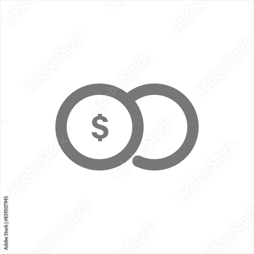 Conversion icon outline vector design