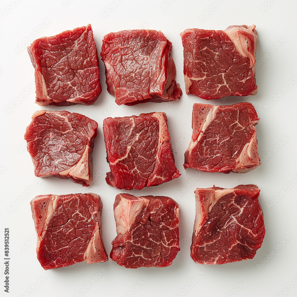 Display Enticing Beef Steak Steak Raw Cuts Raw Beef Display Enticing Beef Steak Steak Raw Cuts Raw Beef