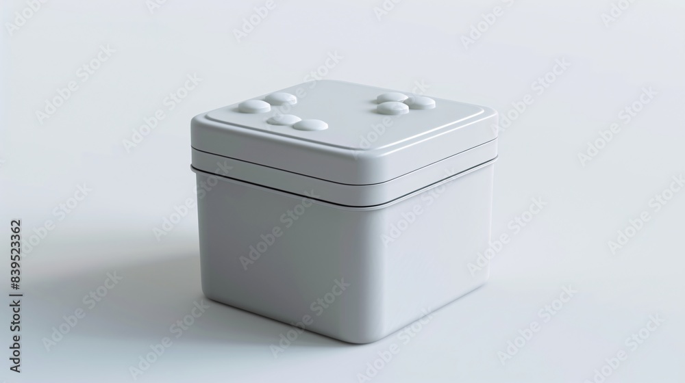 3D render of a narcotics disposal box, isolated on white background 3D render of a narcotics disposal box, isolated on white background