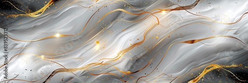 Obraz  z motywem Original artwork photo of marble ink abstract art, showcasing the intricate details and smooth marbling pattern of an exemplary painting on high-quality paper texture