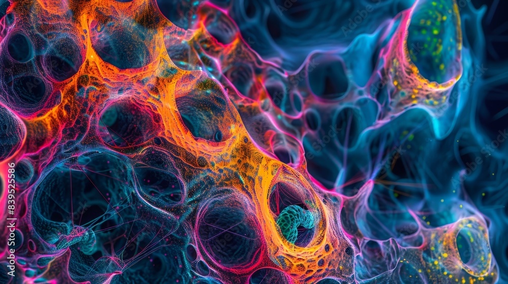 An image of the nuclear envelope under varying cellular conditions showcasing its dynamic nature An image of the nuclear envelope under varying cellular conditions showcasing its dynamic nature